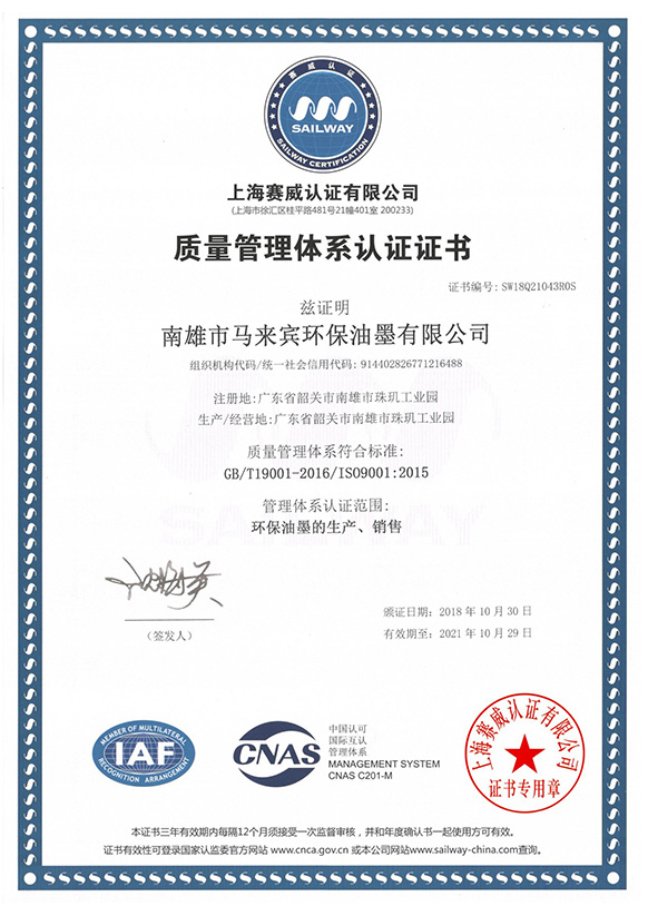 ISO9001:2015