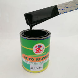 Auto Refinish 2K Pure Black 2K Car Paint