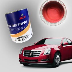 Automotive Spraying 2K Orange Red Car Booth Paint