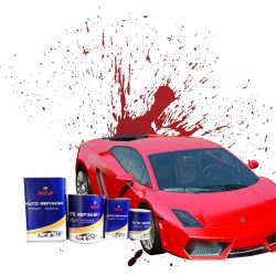 Good Performance 1K Scarlet Red Color Car Paint